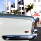 Clean-ass old Rolls Royce, just parked in a random lot by the beach.
